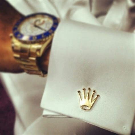 rolex band cuff|rolex logo cufflinks.